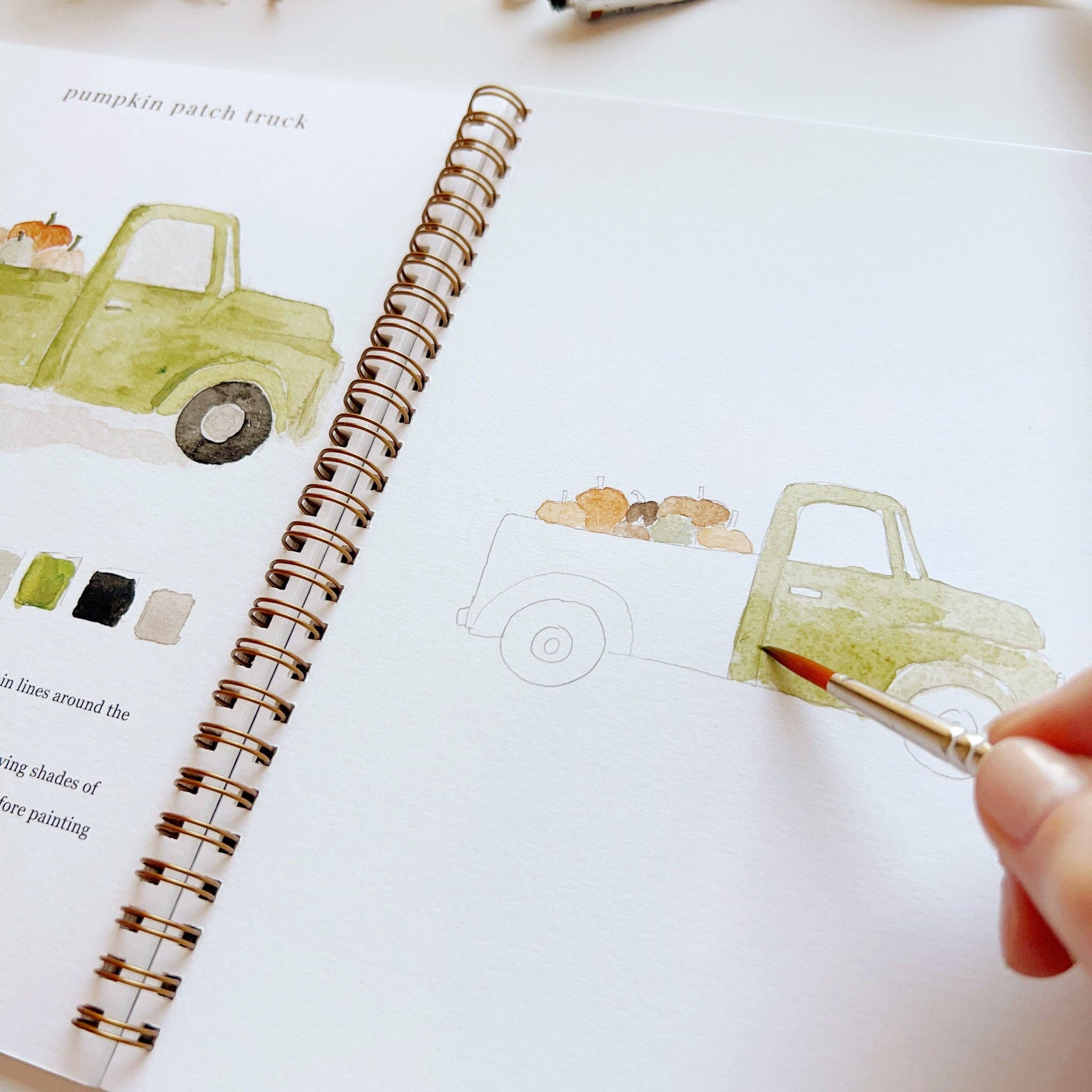 Autumn Watercolor Workbook - Joy