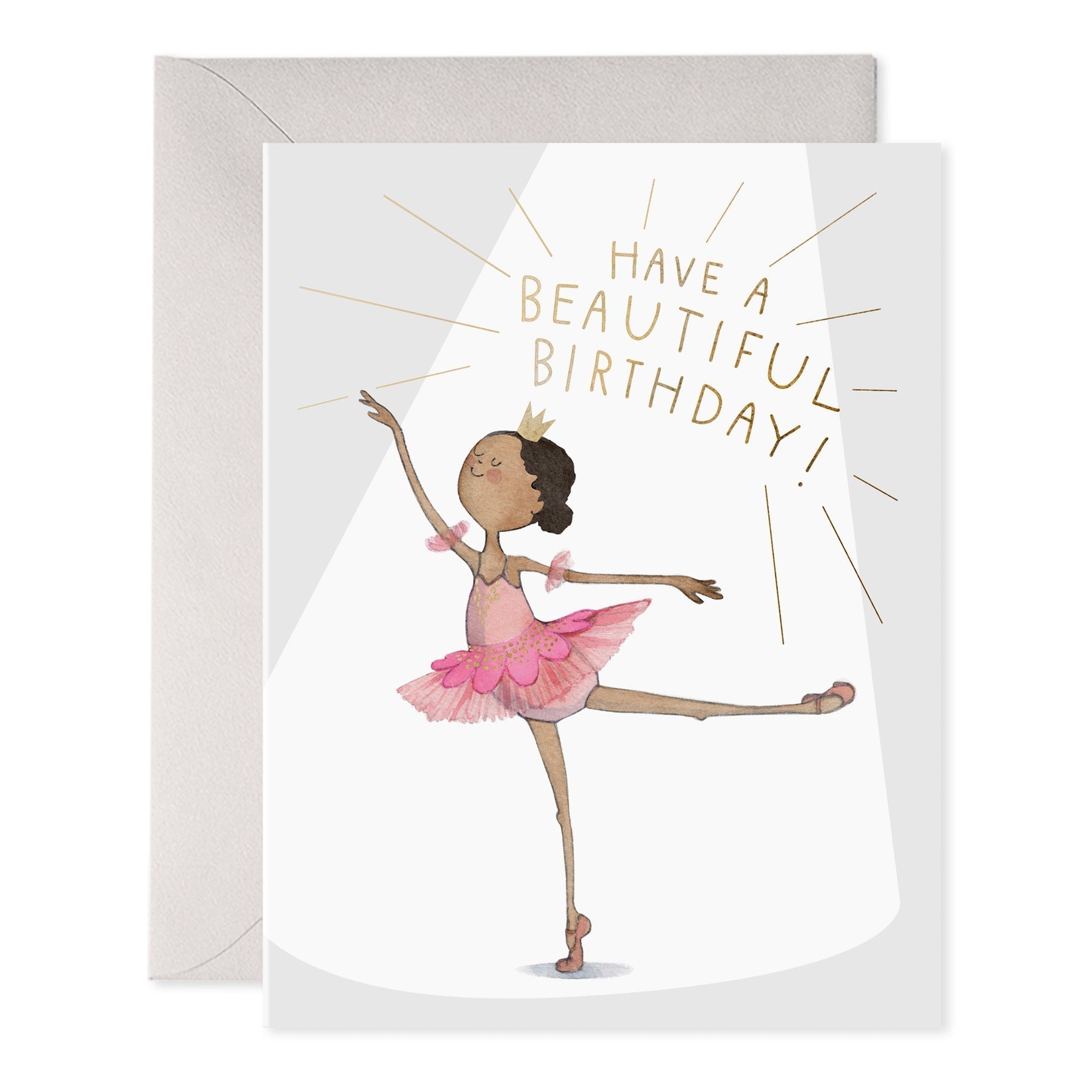 Ballerina Birthday Card - Joy