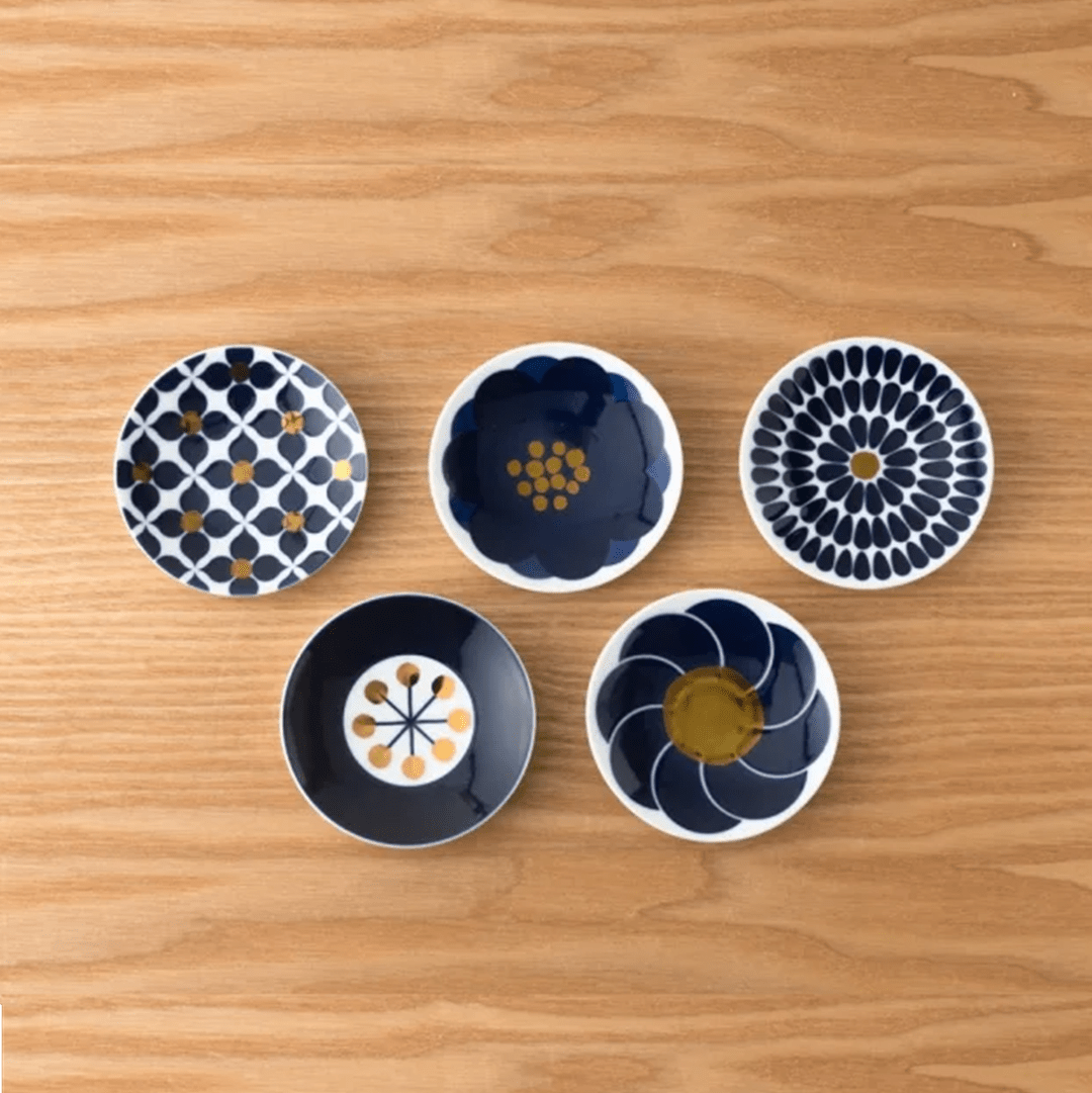 Bean Plates - Set of 5 - Joy