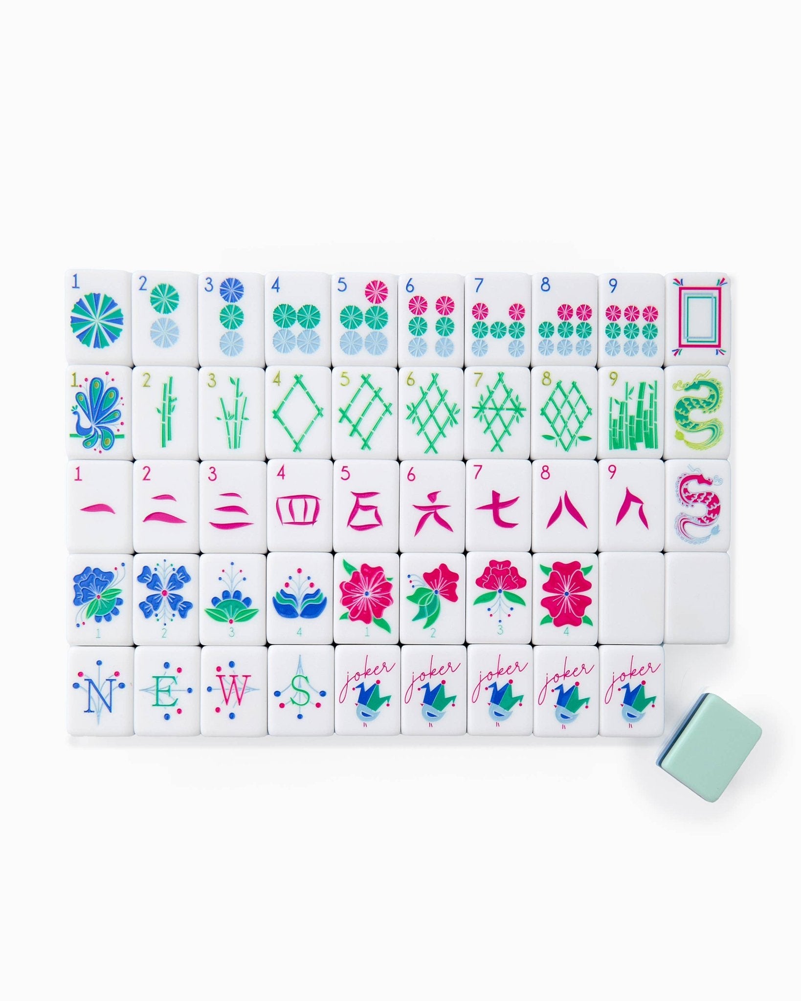 Birdie Mahjong Tiles - Joy