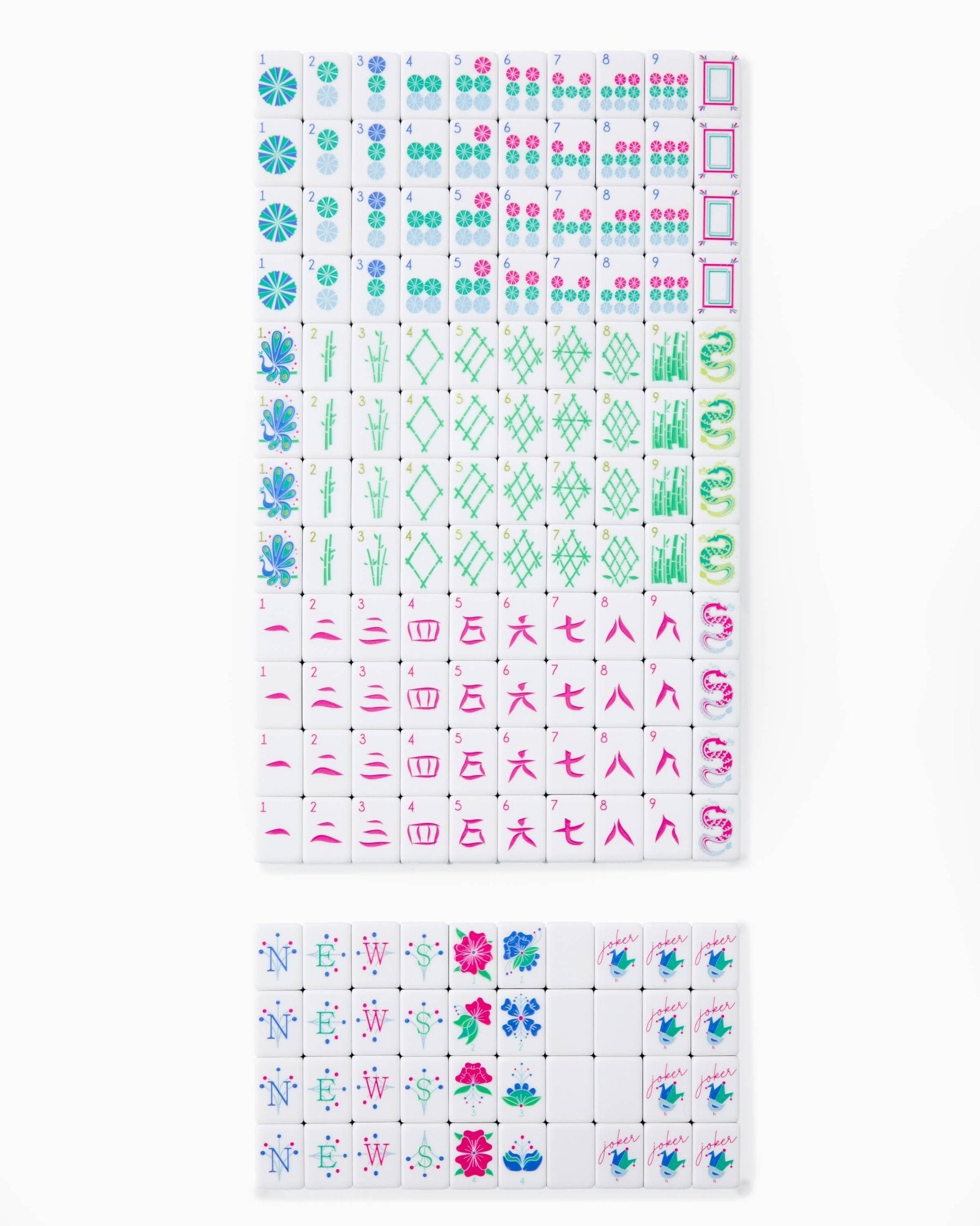 Birdie Mahjong Tiles - Joy