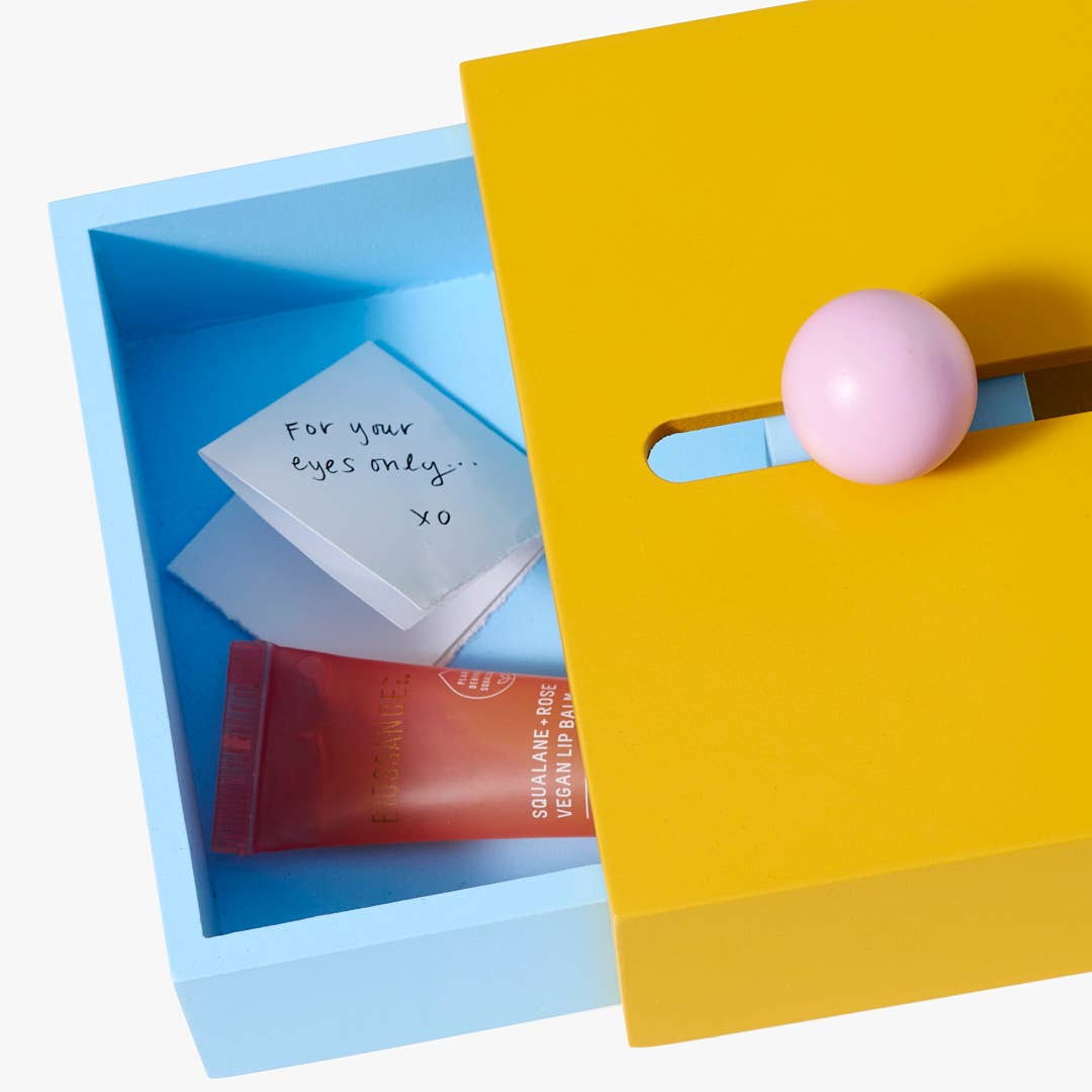 Cache Box | Small - Yellow/Blue - Joy