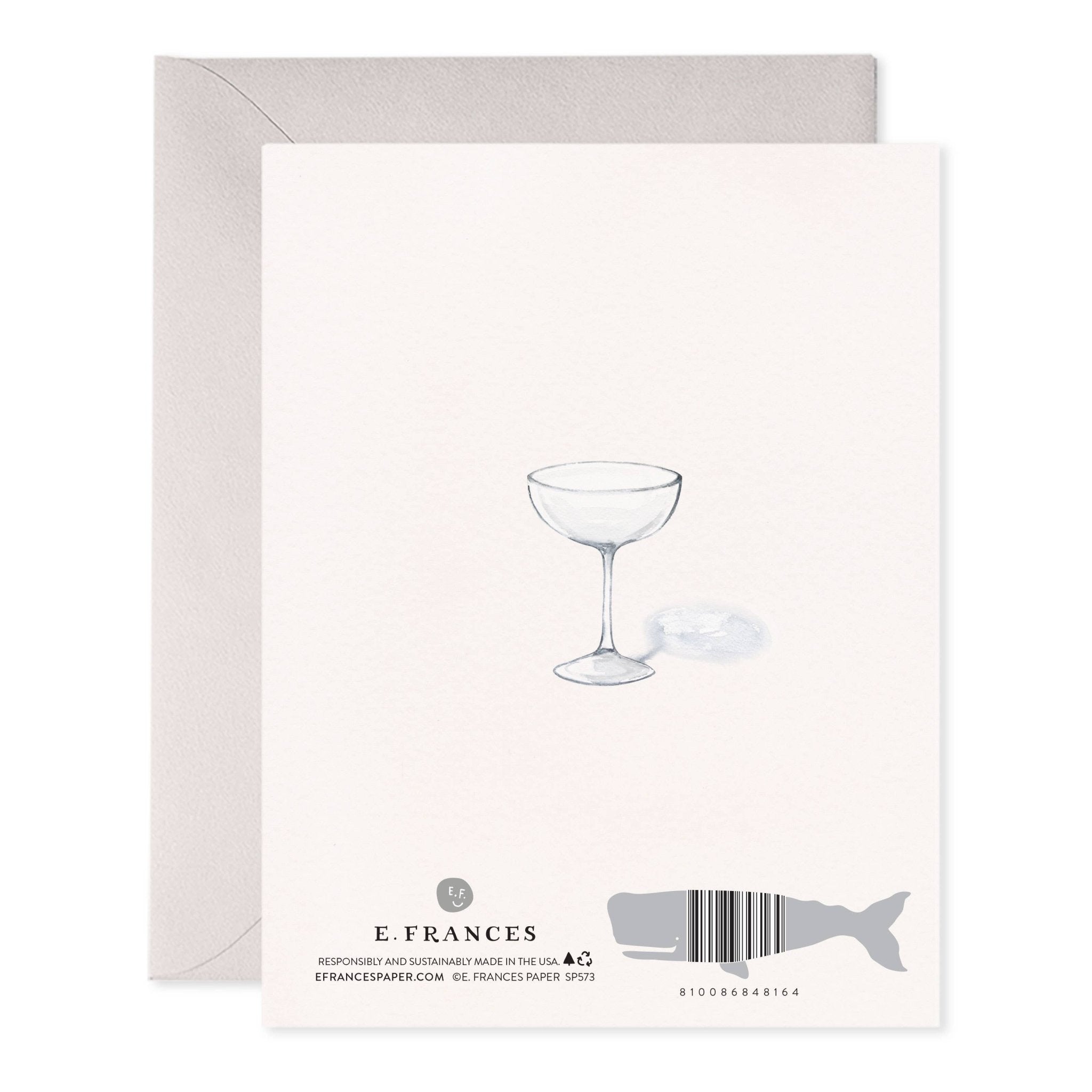 Champagne Tower Wedding Greeting Card – To the Happy Couple - Joy