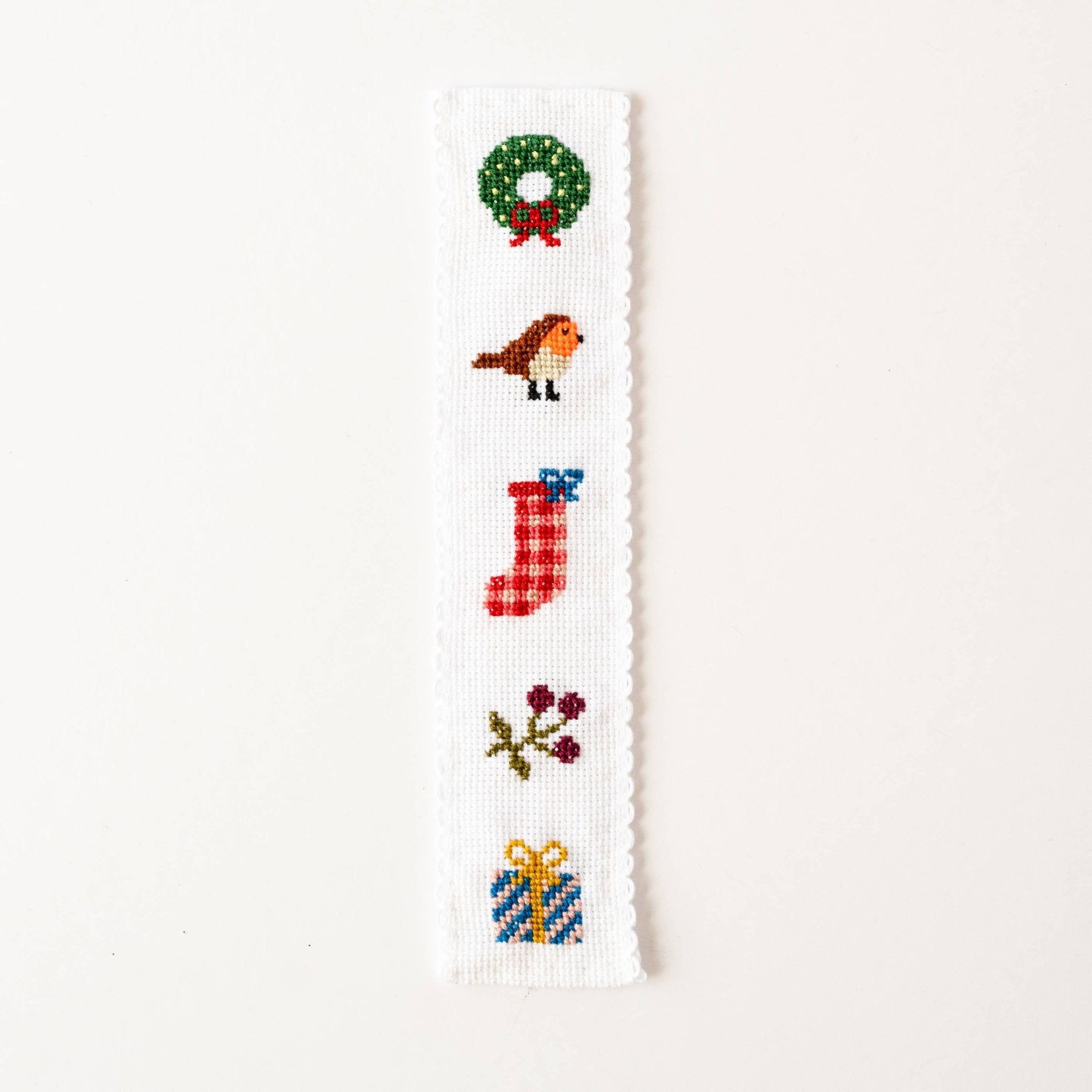 Christmas Counted Cross Stitch Bookmark Kit - Joy