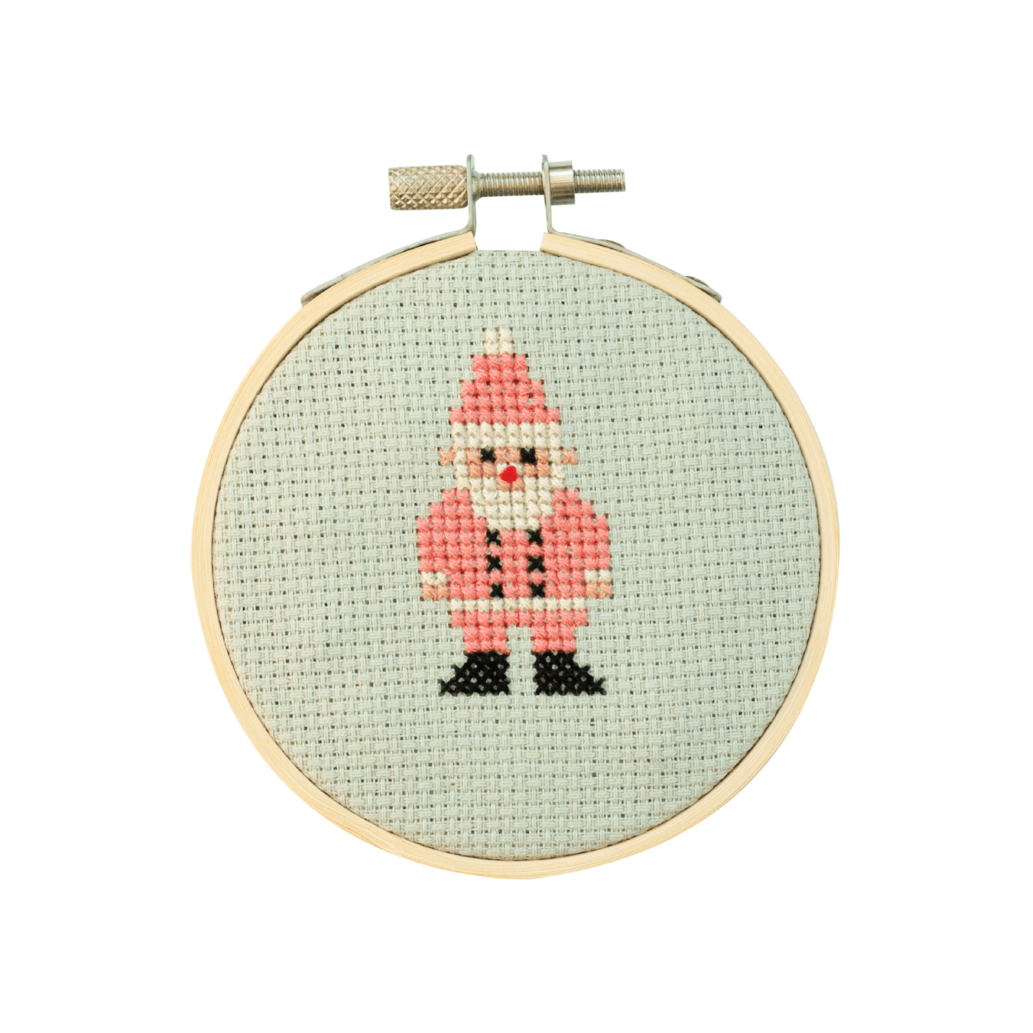 Christmas Santa Cross Stitch Kit - Joy