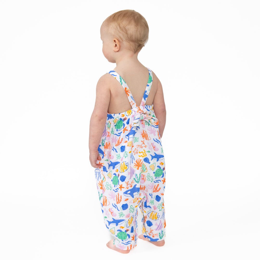 Colorful Reef Tie Back Romper - Joy