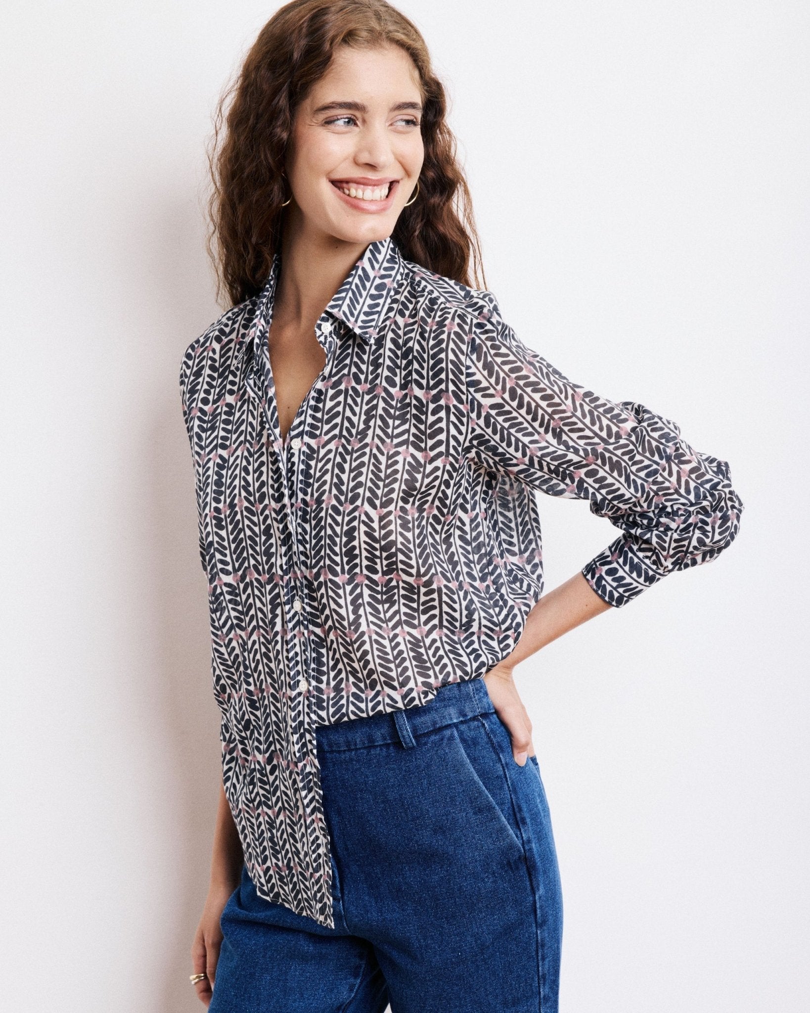 CORAZ Navy Blue Shirt - Joy