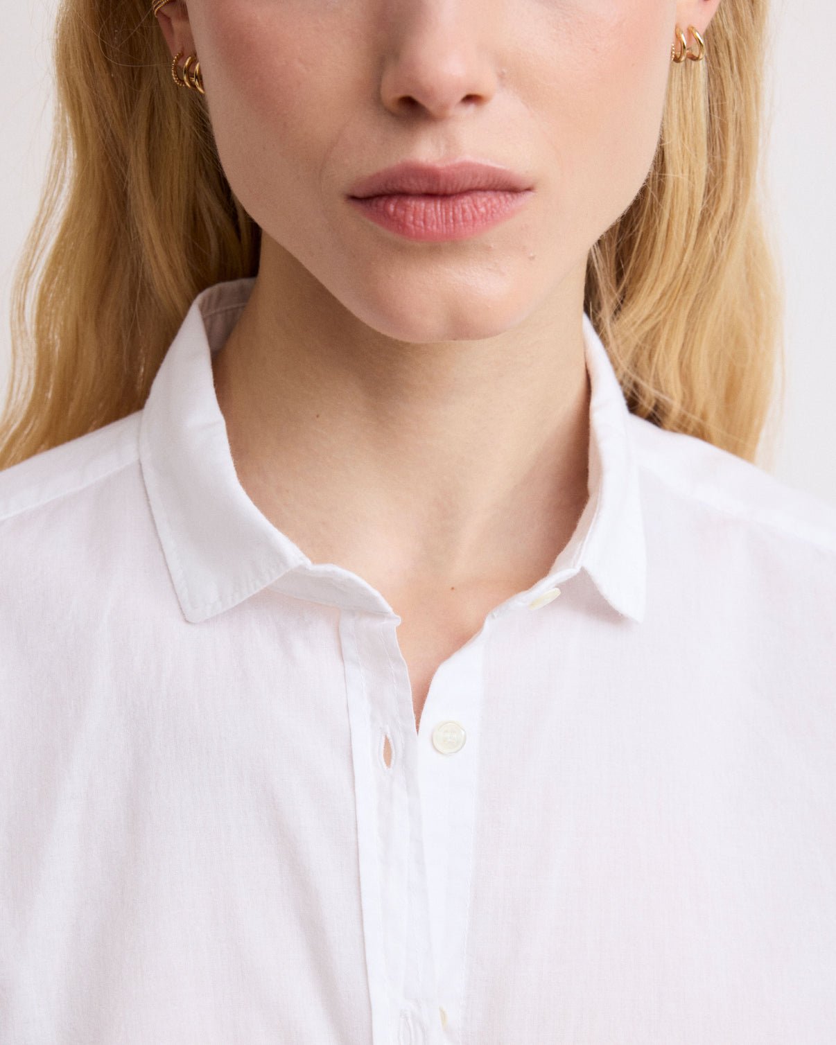 Corazon Woven Shirt - White - Joy