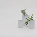 Crinkle Vase White - Small - Joy