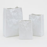 Crinkle Vase White - Small - Joy