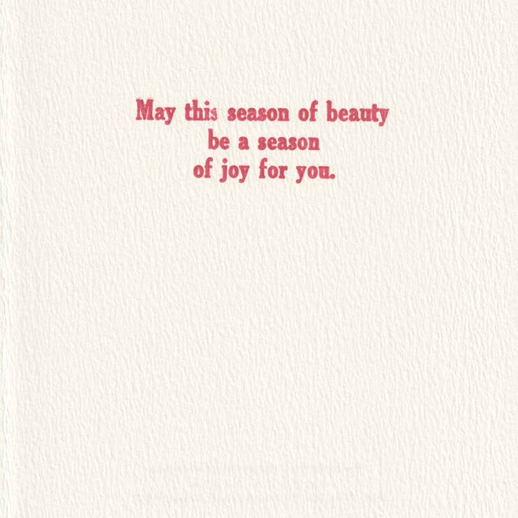 Evensong Holiday Card - Joy