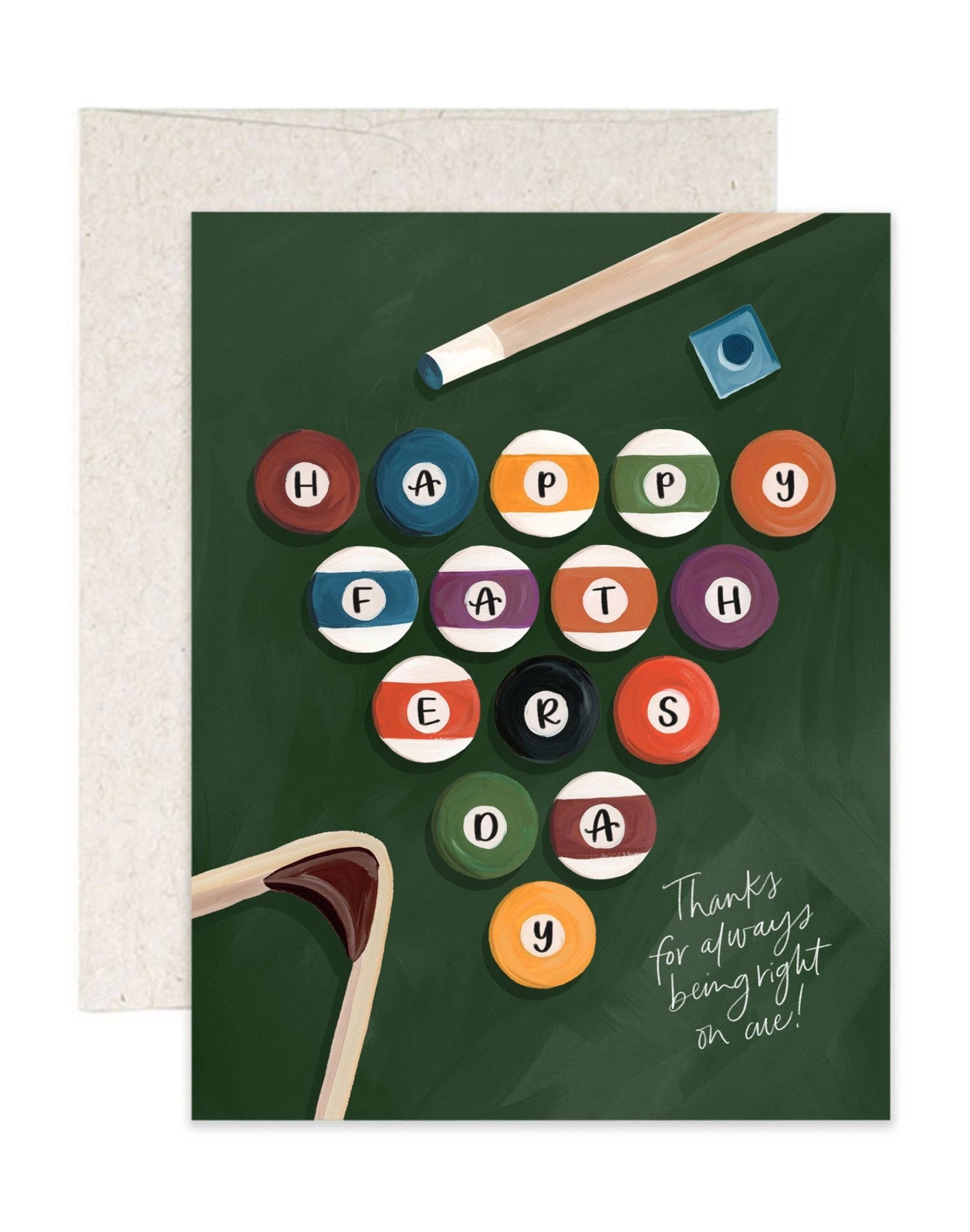 Father's Day Pool Greeting Card - Joy