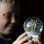 Fox and Bear Snow Globe - Joy