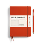 Fox Red Medium Hardcover Notebook - Dotted - Joy