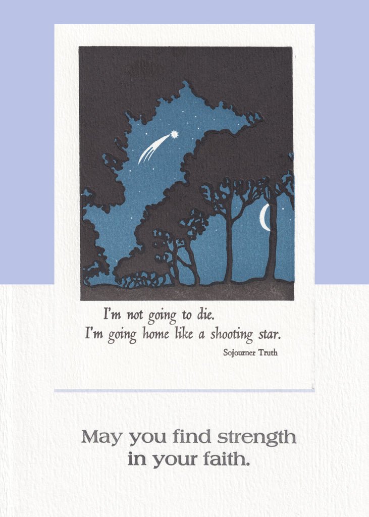 Going Home Sympathy Card - Joy