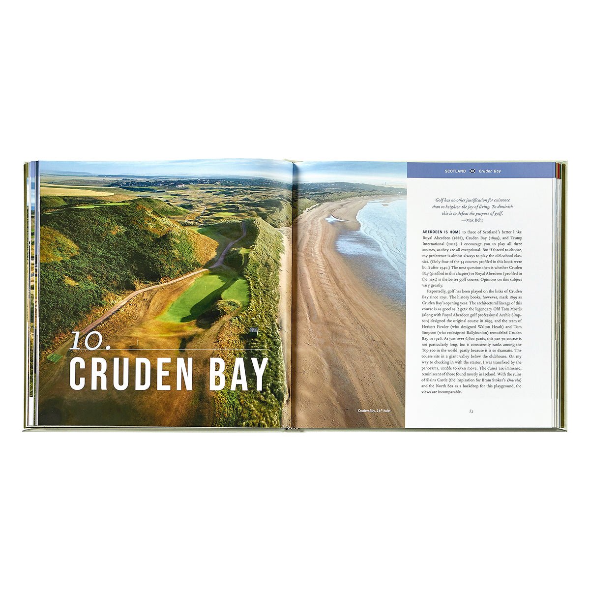 Golfing the British Isles - Leather Bound Edition - Joy