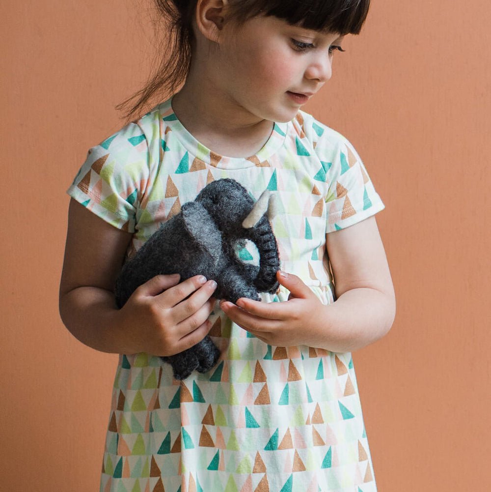 Hand Felted Elephant - Joy