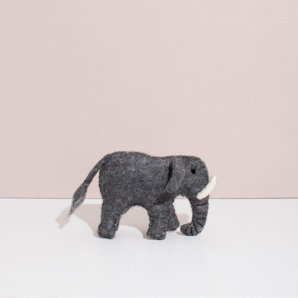 Hand Felted Elephant - Joy