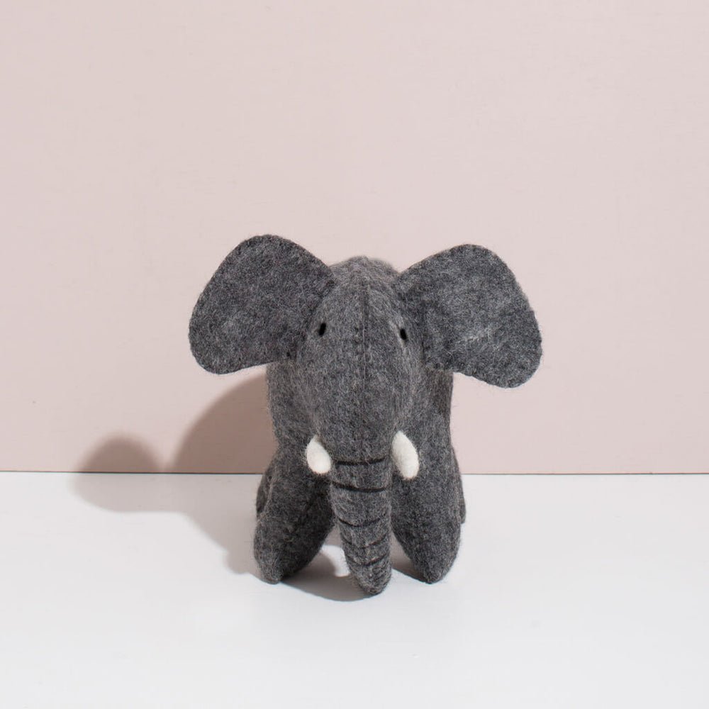 Hand Felted Elephant - Joy