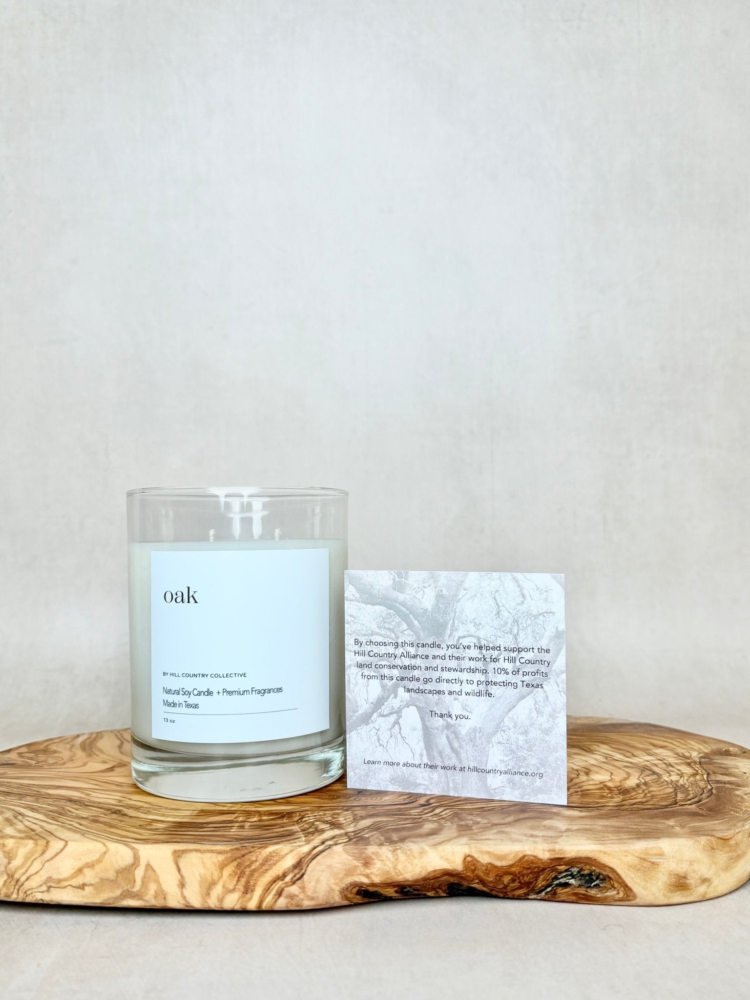 Hill Country Collective Candle - Oak - Joy