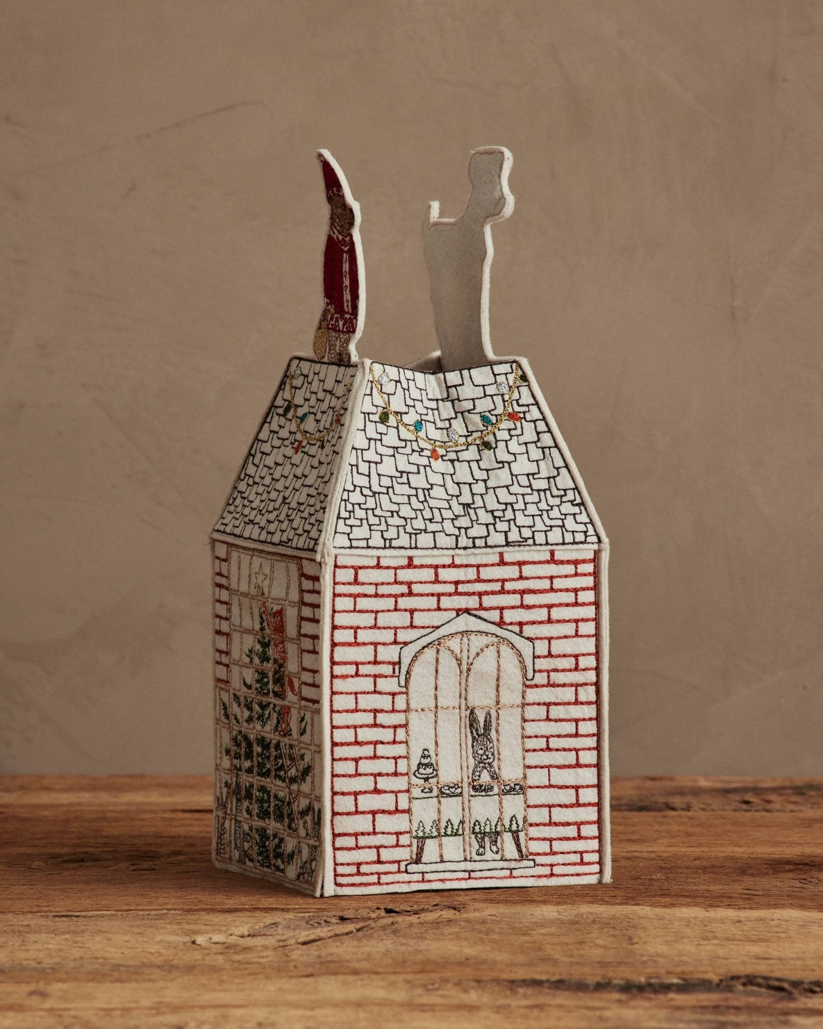 Home for the Holidays Tissue Box Cover - Joy