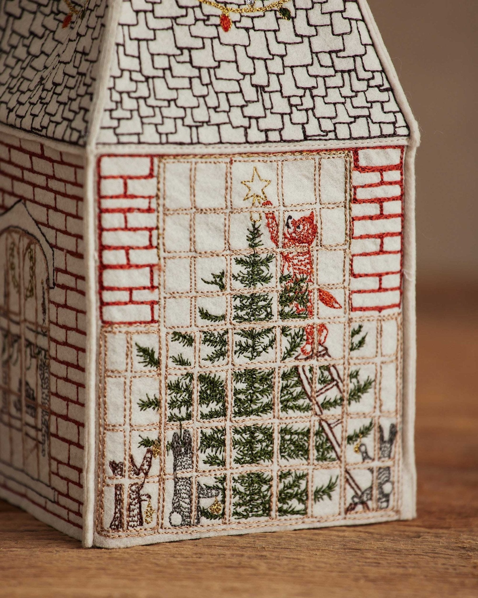 Home for the Holidays Tissue Box Cover - Joy