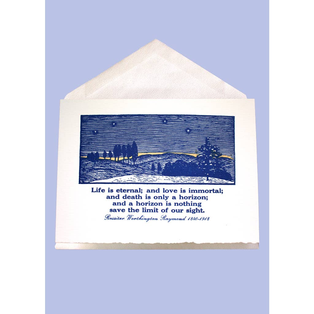 Horizon Sympathy Card - Joy