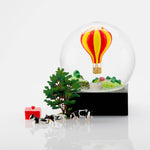 Hot Air Balloon Snow Globe - Joy