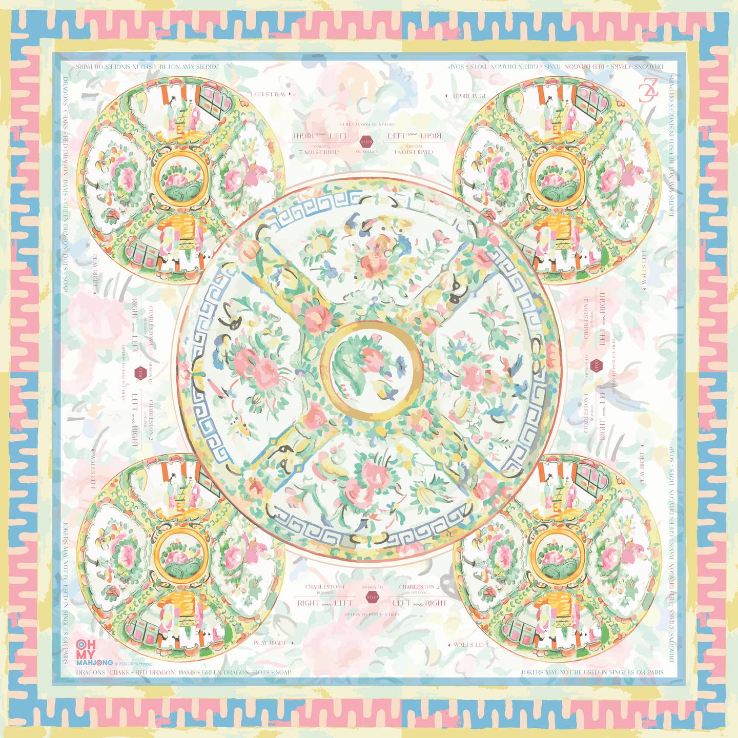 Imperial Mahjong Mat - Joy