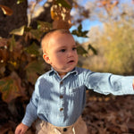 JASPER Woven Onesie - Joy