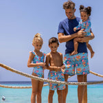 Kaleido Fish Sustainable Frill Swimsuit - Joy