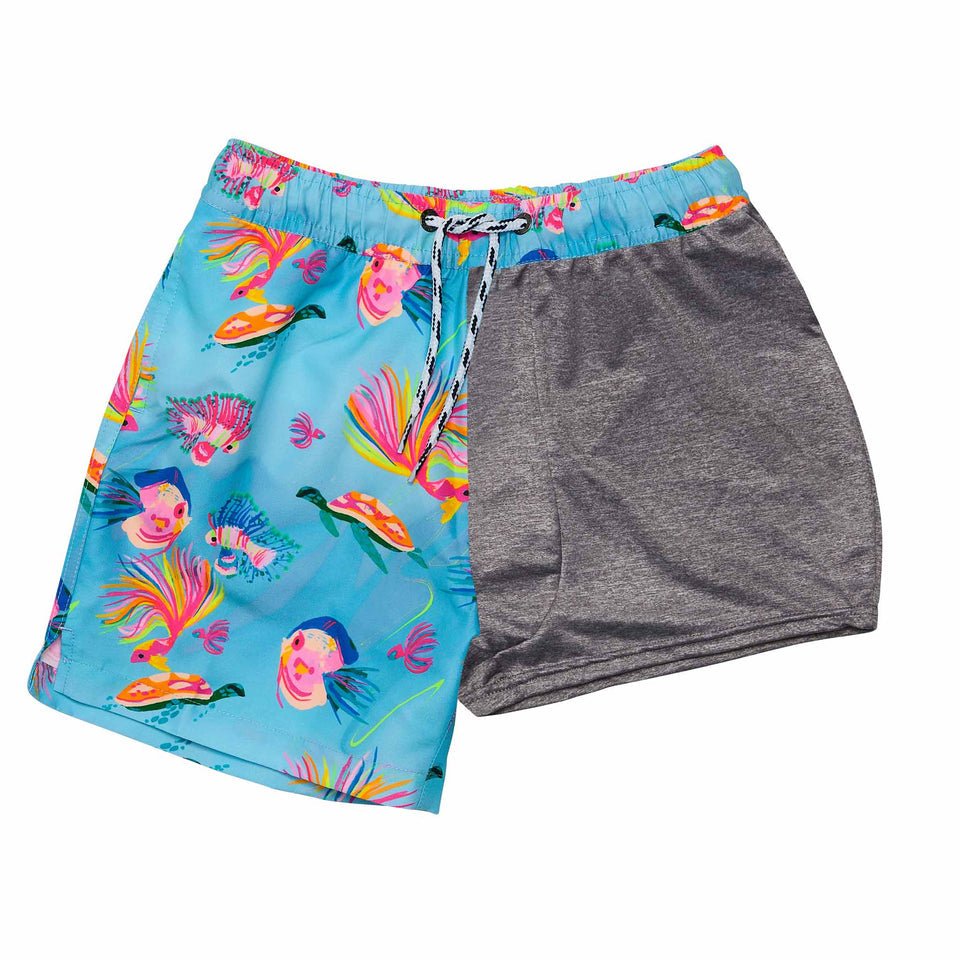 Kaleido Fish Sustainable Swim Short - Joy