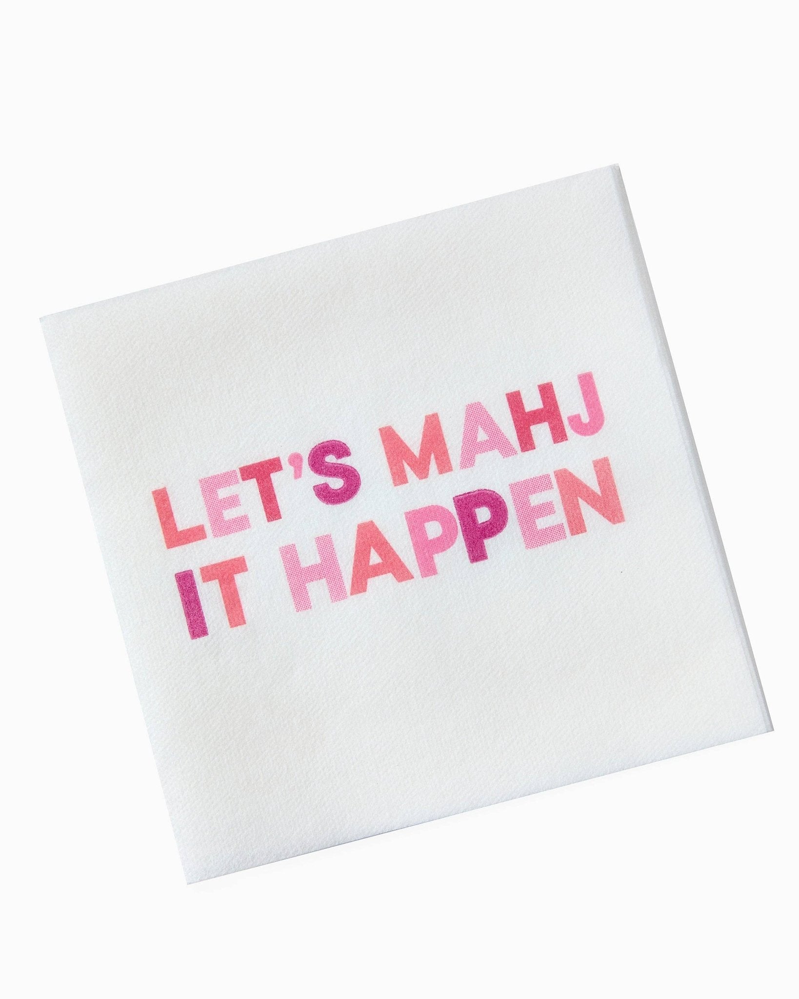 Let's Mahj Napkins - Joy