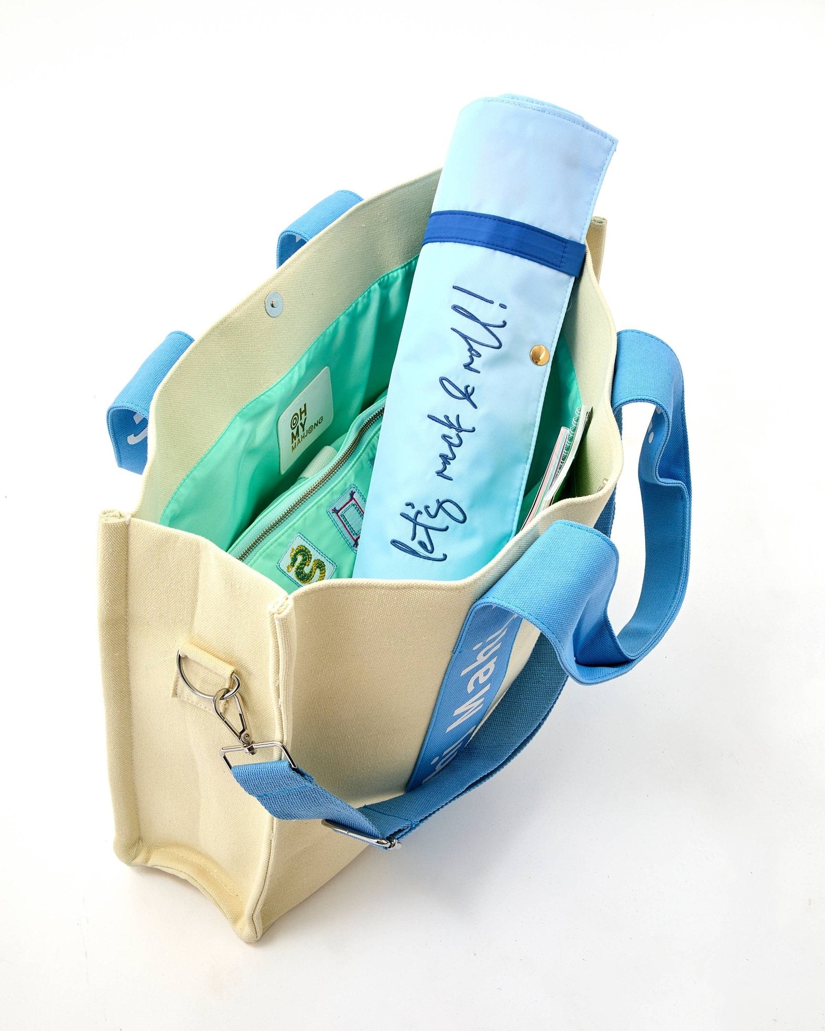 Light Blue Mahj It All - Joy