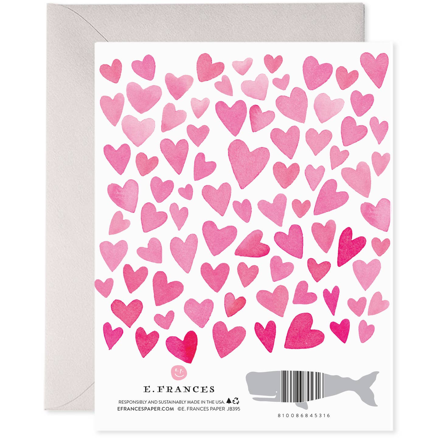 Lots of Hearts Valentine's Day Greeting Card - Joy