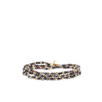 Mini Stretch Crystal Beaded Wrap Bracelet 9686B - Joy