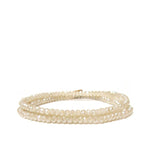 Mini Stretch Crystal Beaded Wrap Bracelet 9686B - Joy