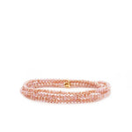 Mini Stretch Crystal Beaded Wrap Bracelet 9686B - Joy
