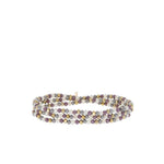 Mini Stretch Crystal Beaded Wrap Bracelet 9686B - Joy
