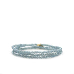 Mini Stretch Crystal Beaded Wrap Bracelet 9686B - Joy