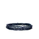 Mini Stretch Crystal Beaded Wrap Bracelet 9686B - Joy