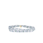 Mini Stretch Crystal Beaded Wrap Bracelet 9686B - Joy