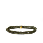 Mini Stretch Crystal Beaded Wrap Bracelet 9686B - Joy