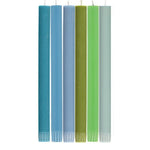 Mixed Set of Rainbow Cool Colors (Blues/Greens)Candles - Joy