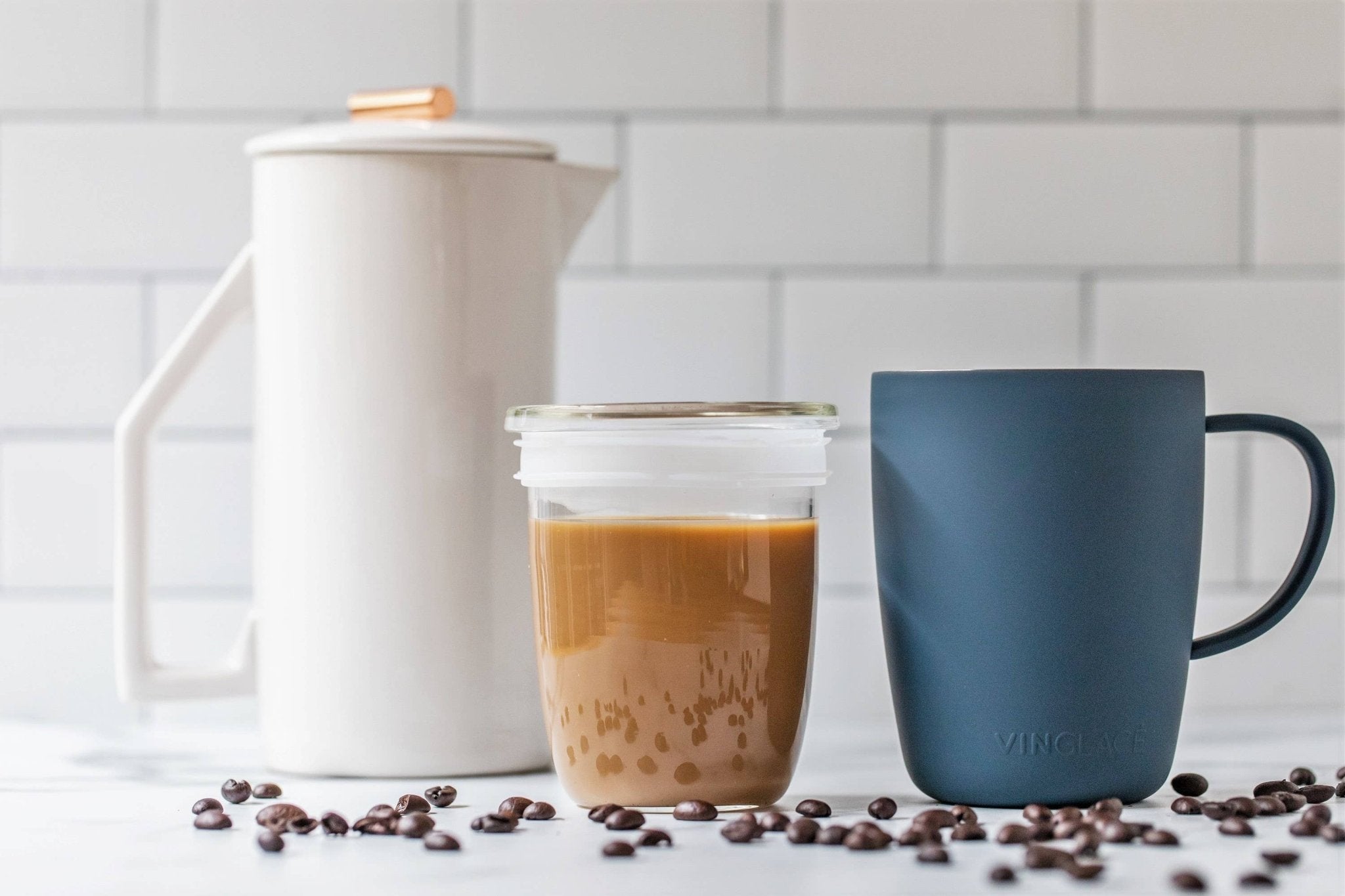 Navy Coffee Cup - Joy