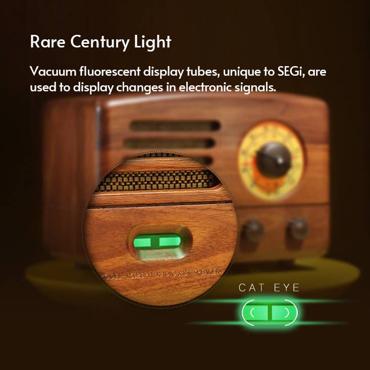 Original Ⅱ Retro Wooden AM/FM Radio Bluetooth Speaker: Brown - Joy