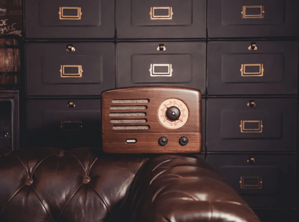 Original Ⅱ Retro Wooden AM/FM Radio Bluetooth Speaker: Brown - Joy