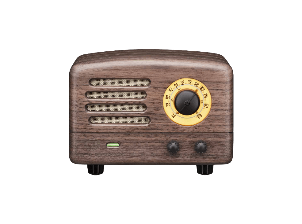 OTR Wood and Utopia Retro Portable FM Radio Bluetooth: Walnut / OTR Wood - Joy