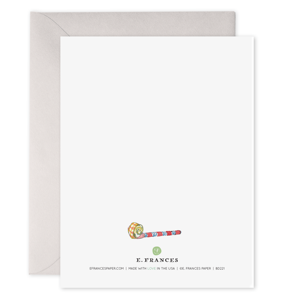 Partysaurus Card | Kids Birthday Dinosaur Greeting Card - Joy