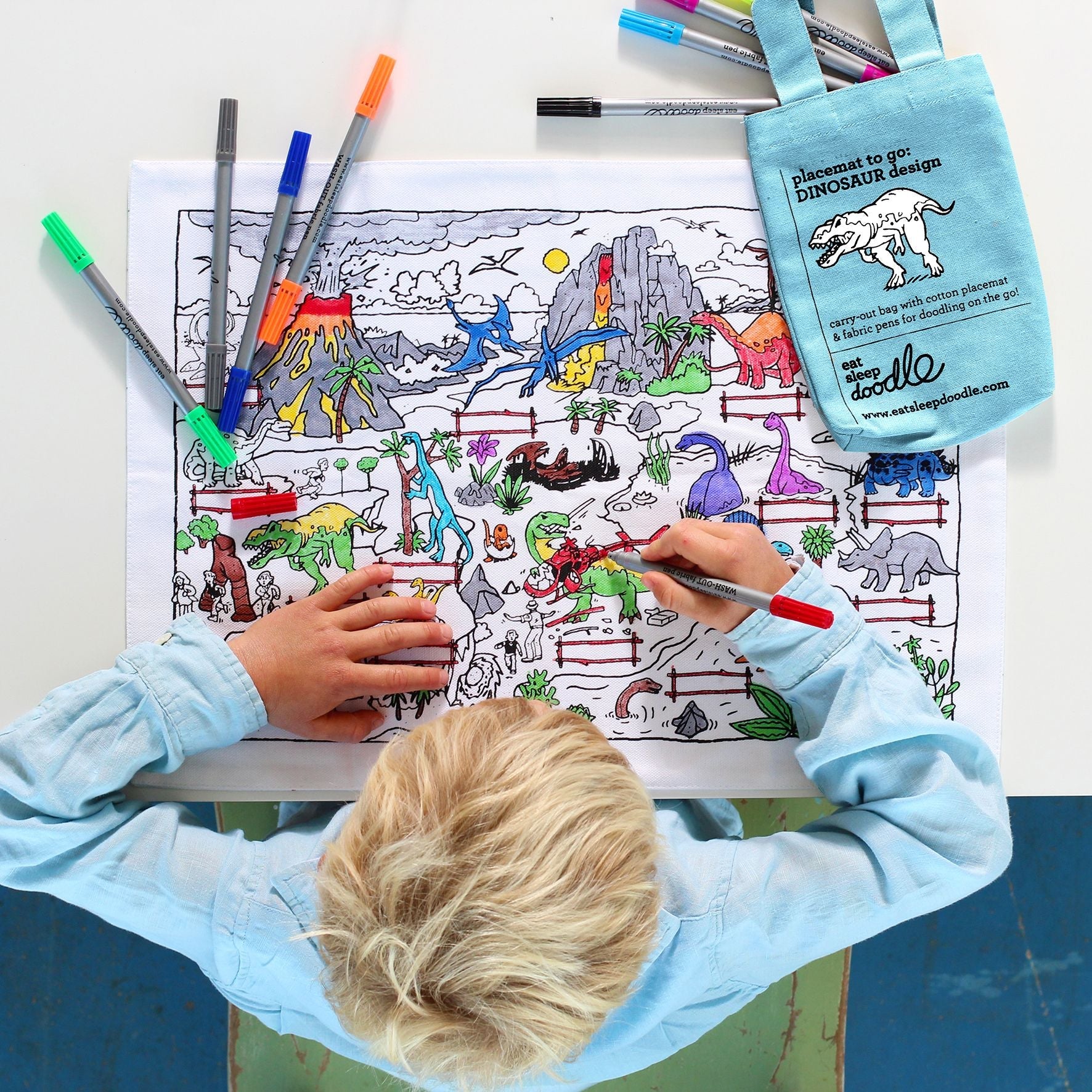 Placemats to Go - Dinosaurs - Joy